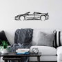 Wallity McLaren 720S Silhouette Escultura de Pared de Metal Negro